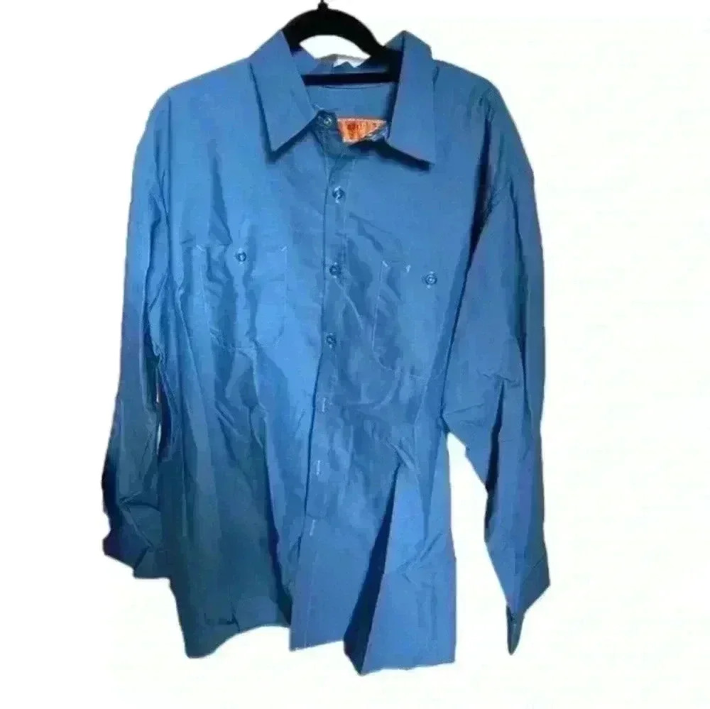 NWOT - Red Kap Classic-Fit Industrial Button-Down Work Shirt